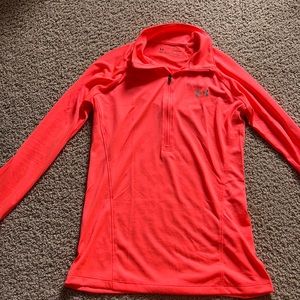 Under armour hot pink heat gear athletic shirt
